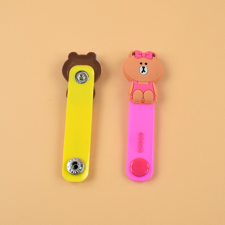 [MUA 2 TẶNG 1] Kẹp dây cáp ĐT hình Line Friends | BigBuy360 - bigbuy360.vn