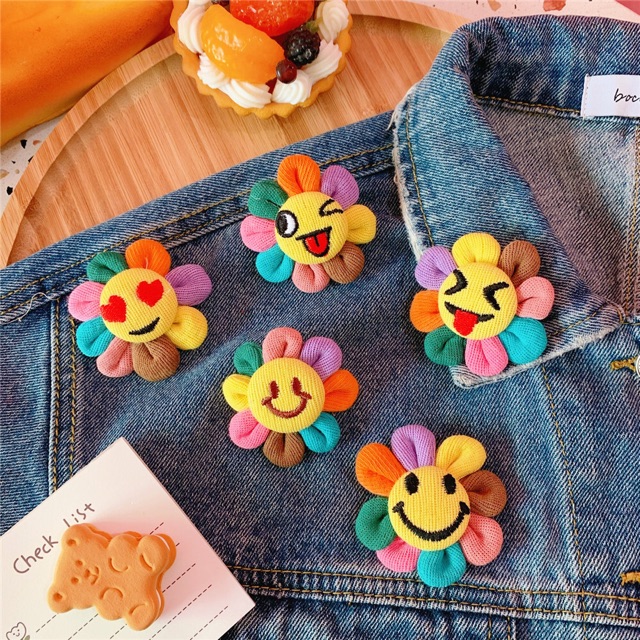 Kẹp tóc/Cài áo hoa kakai ulzzang Quảng Châu