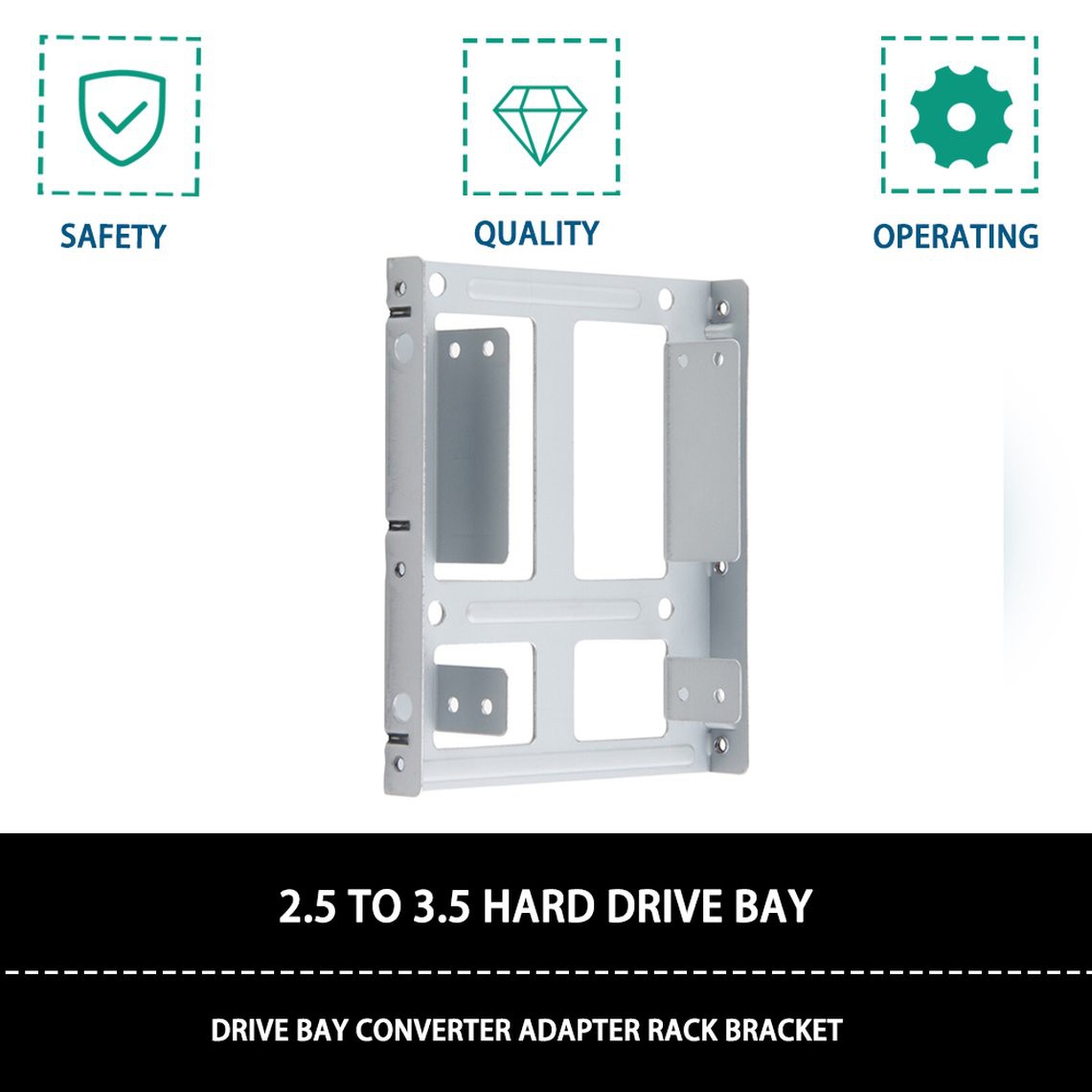 Khay Đựng Chuyển Ổ Cứng Ssd Hdd Sang 3.5 Inch / 2 Inch | BigBuy360 - bigbuy360.vn