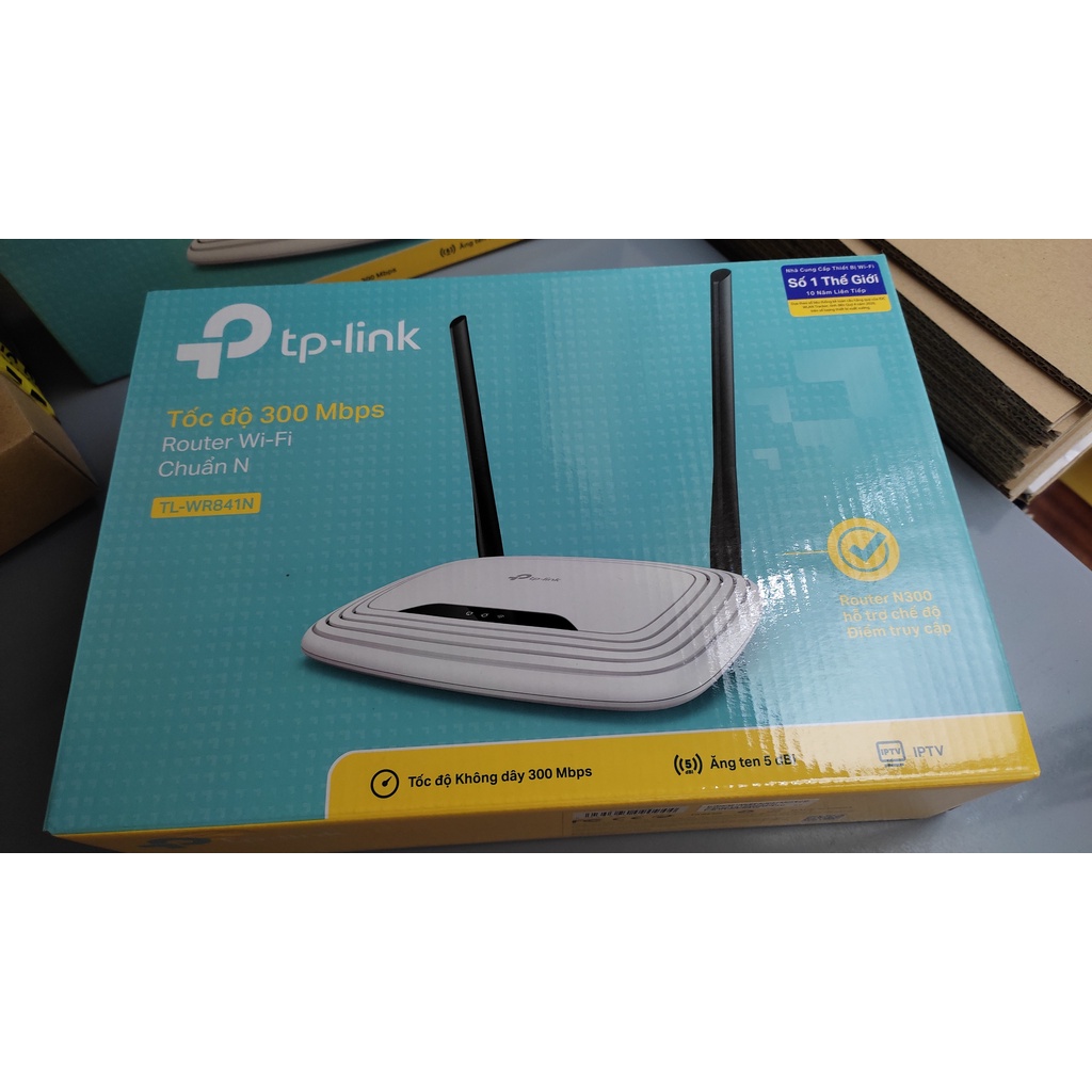 Bộ Phát Wifi TP-Link TL-WR841N Router wifi TP-Link TL-WR841N Chuẩn N Tốc Độ 300Mbps -Hàng Chính Hãng