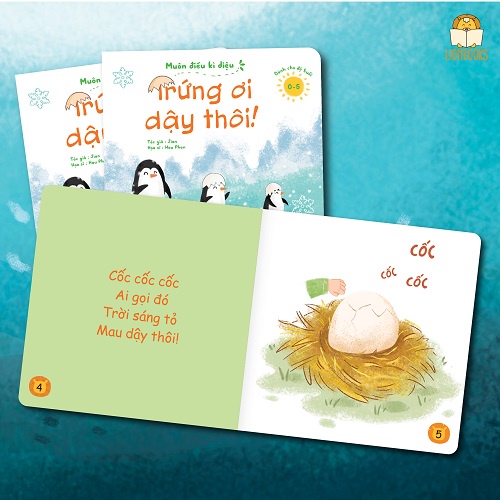 Bộ Sách Muôn Điều Kì Diệu - Trứng ơi dậy thôi! Và Bú ti bú tí