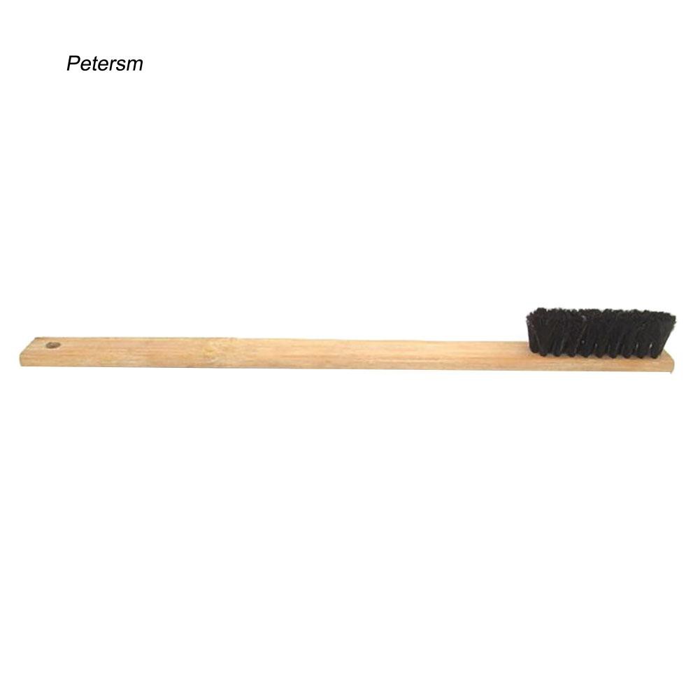 Bàn Chải Vệ Sinh Bánh Xe Hơi Tay Cầm Dài 40Cm Bằng Tre Tiện Dụng