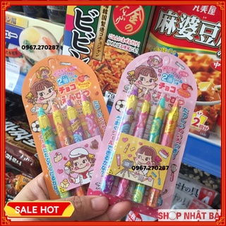 [Giá tốt] Kẹo Socola Bút Chì + Thẻ Peko 3D - Fujiya Nhật Bản - Chính hãng