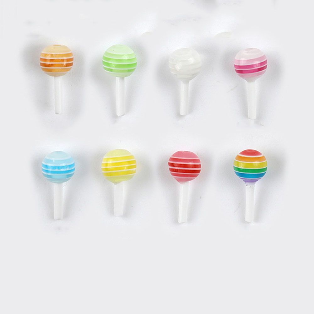 [Hàng mới về] Phụ kiện trang trí móng tay nghệ thuật hình que kẹo mút hoạt hình 3D dễ thương đáng yêu nhiều màu tùy chọn