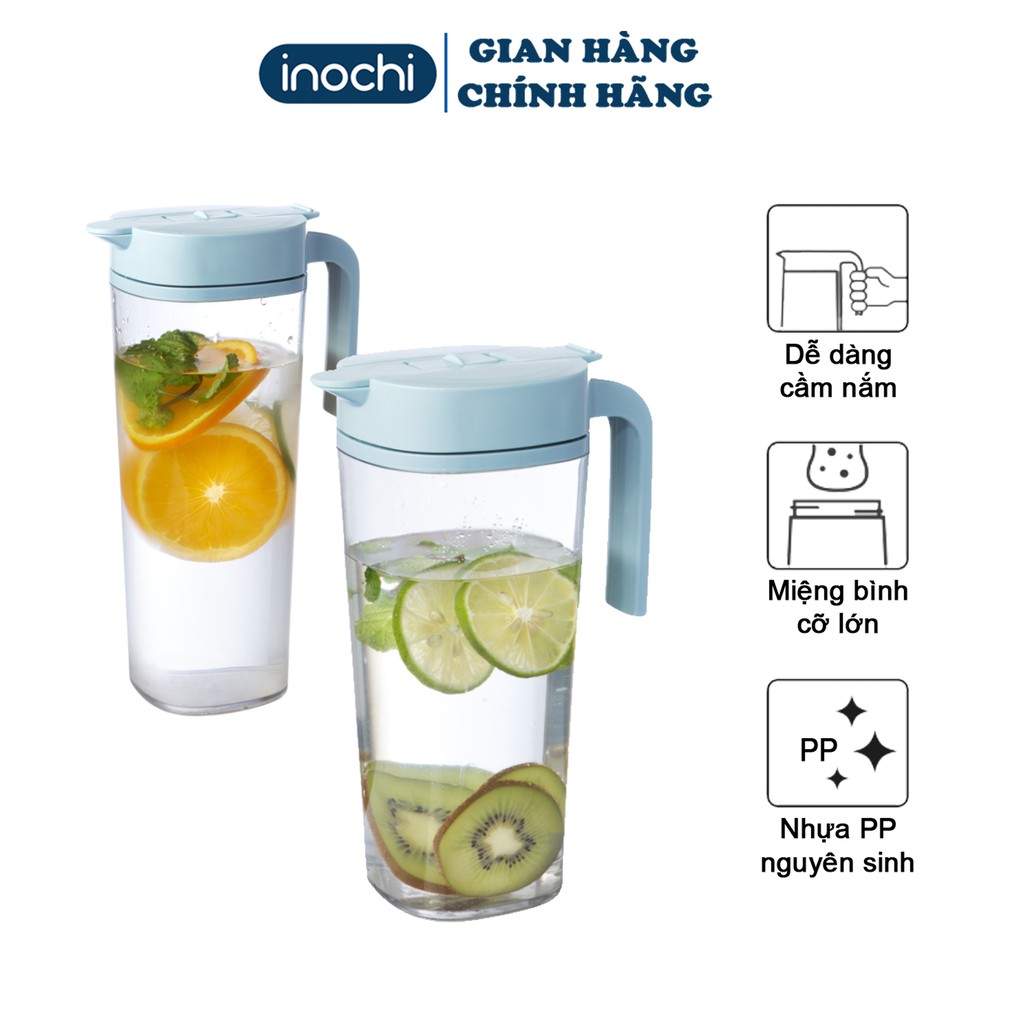 Bình nước nhựa ,cao cấp Biwa INOCHI 1.6L đựng nước giữ nhiệt cho bé mini cute BOET1.6L