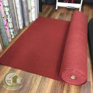 [ Kho thảm nỉ ] Thảm nỉ trải sàn giá rẻ màu xám, đen, đỏ, xanh