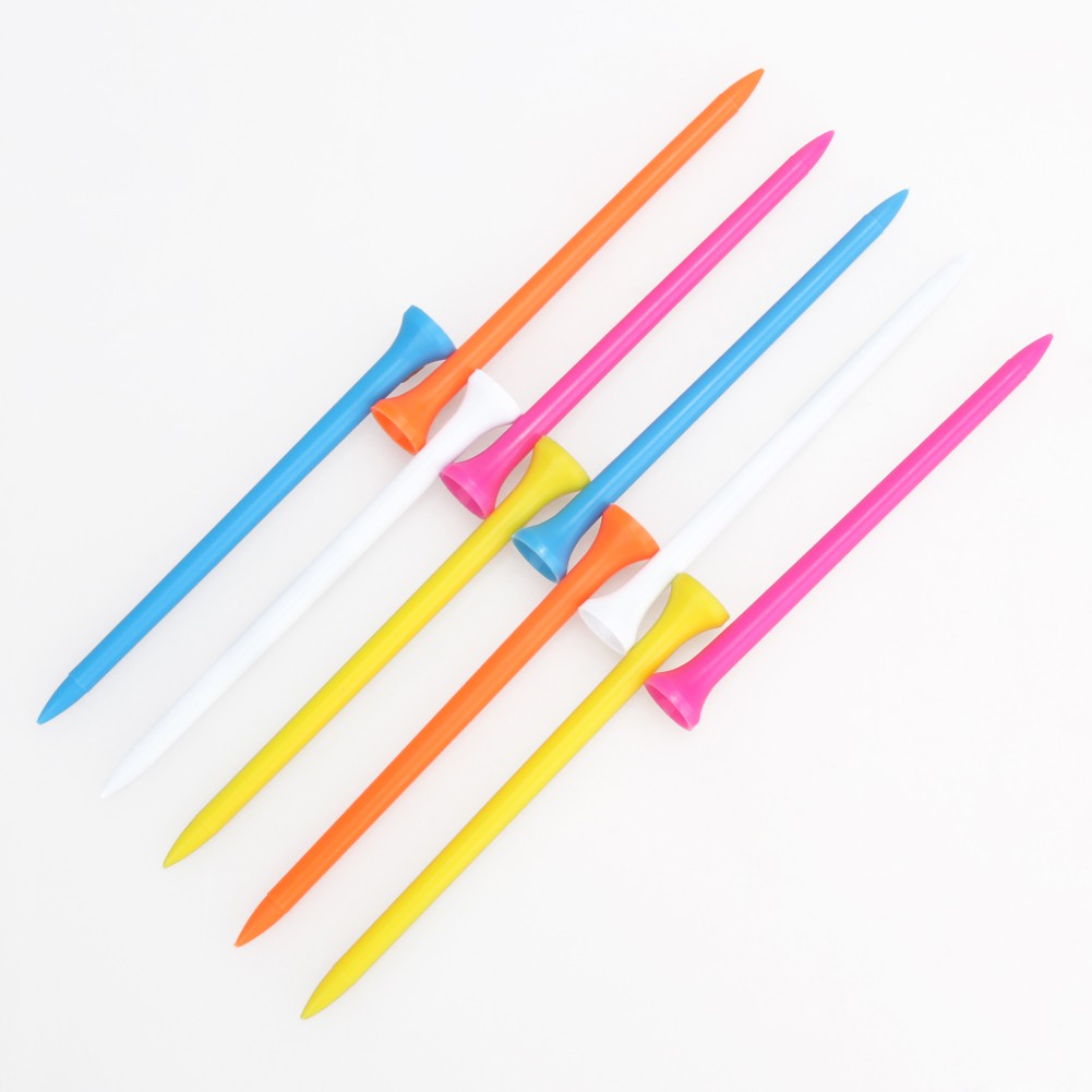 100 cọc giữ bóng golf bằng nhựa 100mm nhiều màu tiện lợi