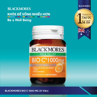 Viên Uống Vitamin C Blackmores Bio C 1000mg (31 viên)