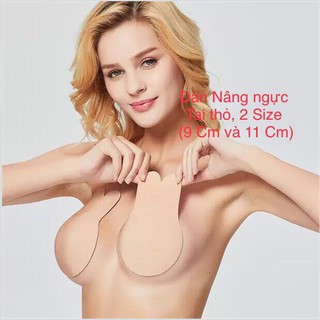 Sét 2 miếng dán nâng ngực tai thỏ thần thánh (túi zip)