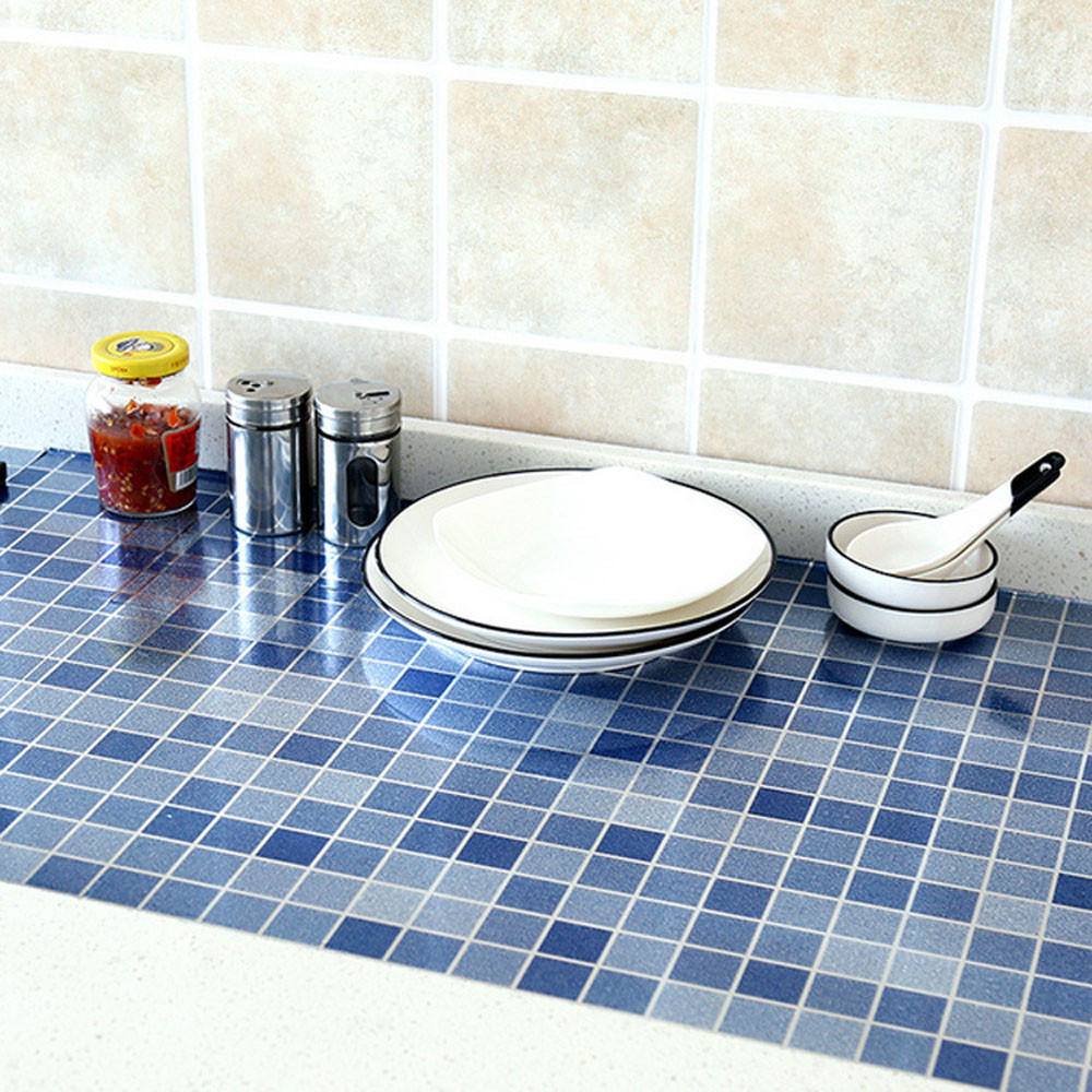 Giấy Dán Tường Bằng Nhôm Tự Dính Chống Dầu Chống Nước 3d