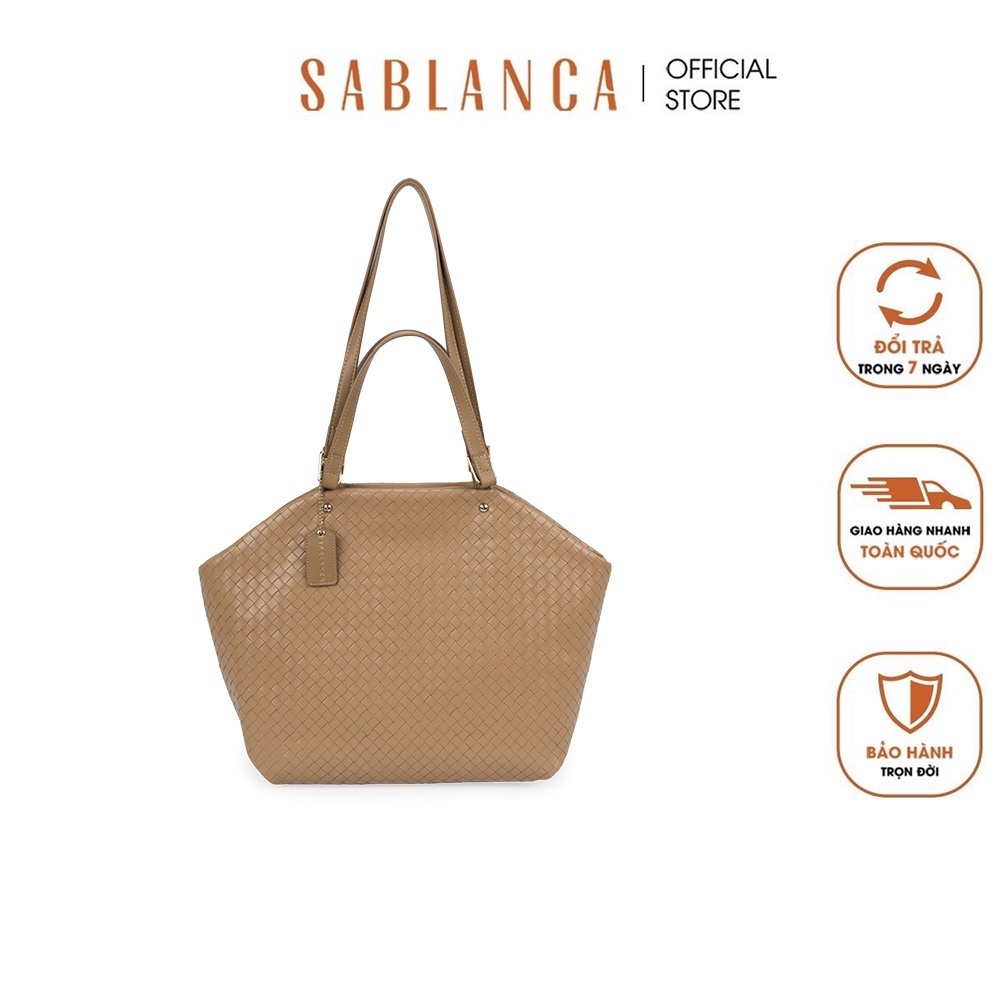 Túi Tote nữ họa tiết đan SABLANCA TO0058
