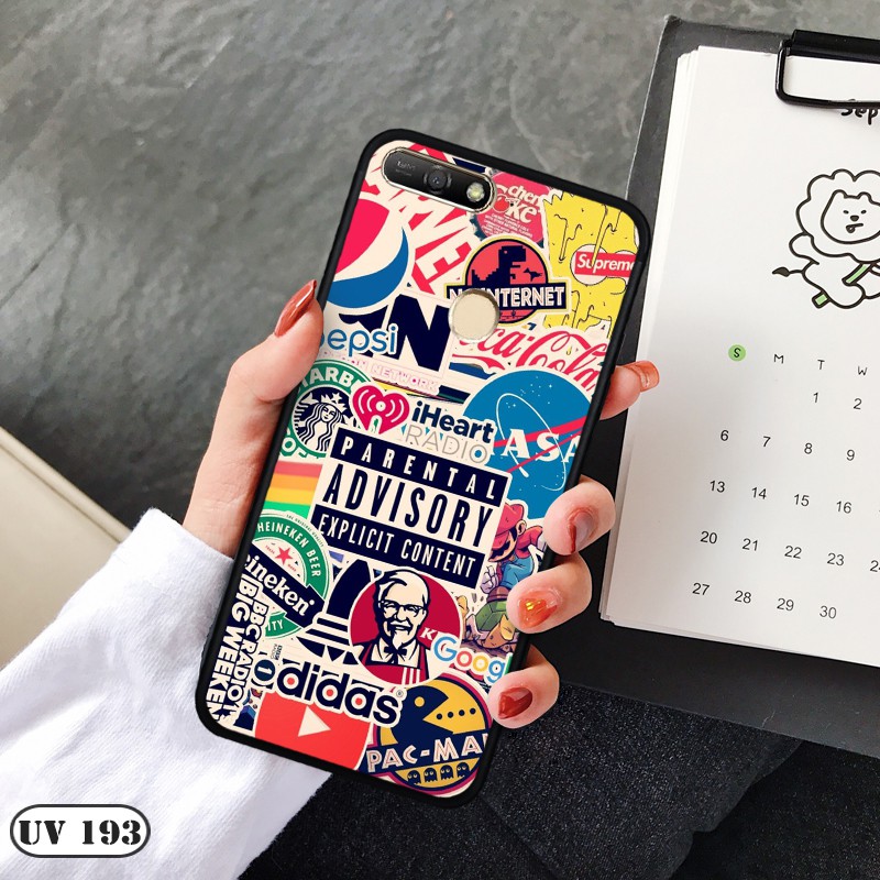 Ốp lưng nhám Huawei Y6 Prime 2018 in hình