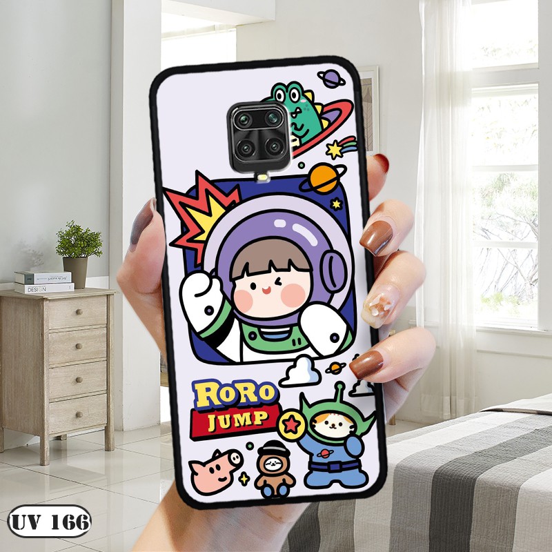 Ốp lưng nhám Xiaomi Redmi Note 9s/ Note 9 pro - in hình