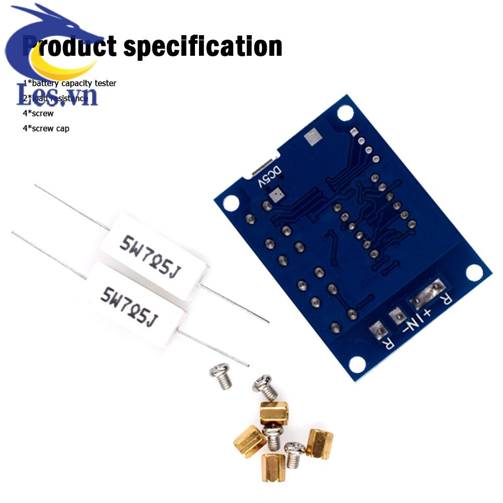 Module Kiểm Tra Dung Lượng Pin Lithium 18650 HW-586