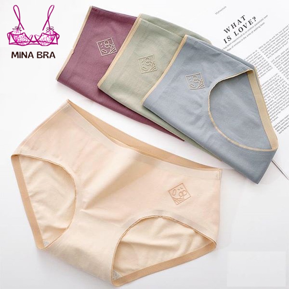 Quần Lót Nữ Cotton  Cao Cấp Thời Trang MINABRA Thoáng Mát, Co Dãn, Thấm Hút Mồ Hôi CTKK01 | BigBuy360 - bigbuy360.vn