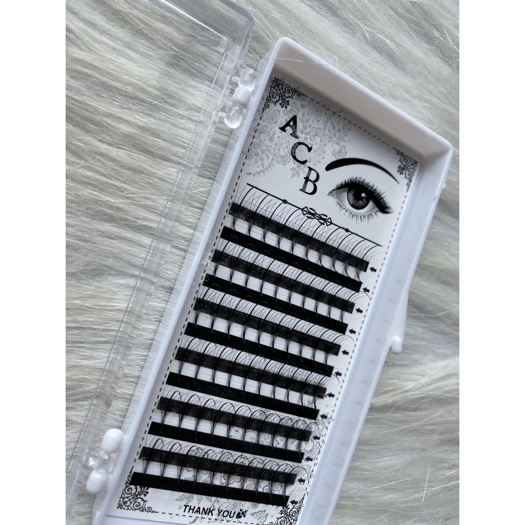 Mi fan trụ katun 5d mix mm -0.07 - dụng cụ nối mi-BELASHSUPPLY