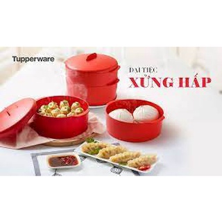 Xửng hấp 3 tầng TUPPERWARE - tặng quà trị giá 40k