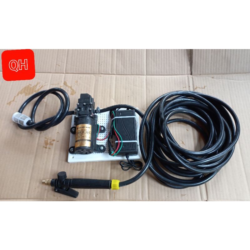 Máy rửa xe mini CỰC MẠNH - máy bơm nước mini 12V đa năng tiện dụng và tiết kiệm