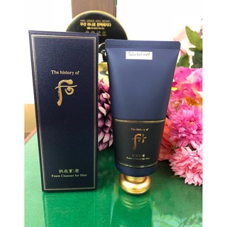 Sữa rửa mặt Whoo dành cho nam giới (Whoo Foam Cleanser For Men)