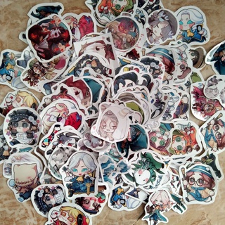 Sticker/ Hình dán anime Identity ( combo 60 hình dán)