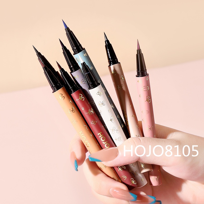 HOJO ♕Bút Kẻ Mắt Dạng Lỏng Màu Nâu/Đen Lâu Trôi Chống Thấm Nước #8078