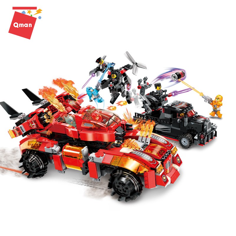 Lego Bộ xếp hình đồ chơi QMAN 3407 - CHIẾC XE TOÀN NẶNG