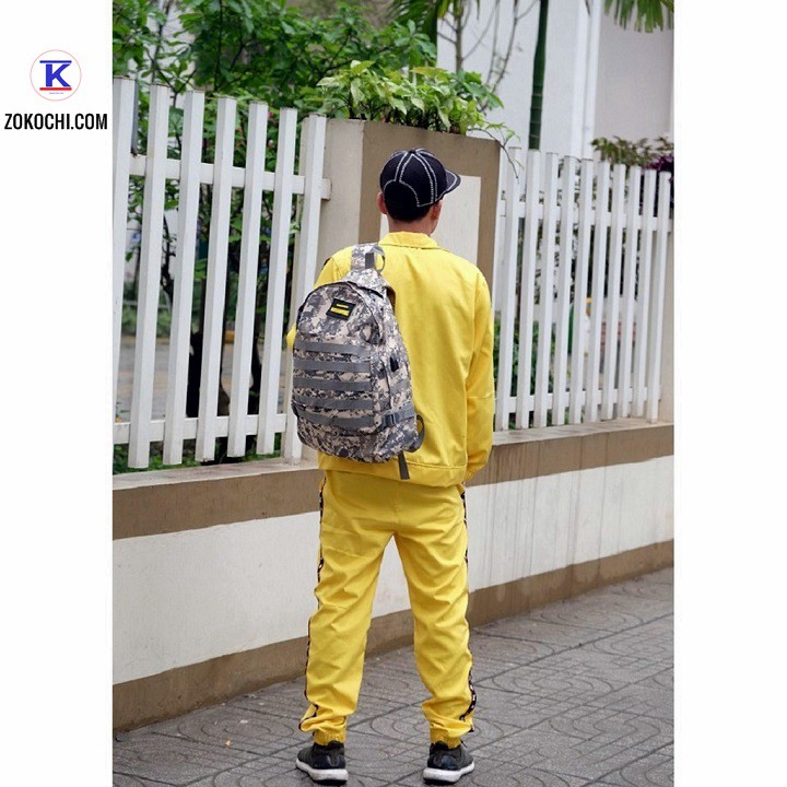 Bộ Quần Áo Vàng Pubg Track Suit Banana Cosplay ⚡Loại Đẹp⚡ Quần Áo Hóa Trang Pubg UNISEX Tặng Kèm Móc Khóa - ZCK MART