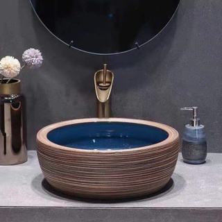 Vòi rửa mặt / vòi lavabo máng đồng thiên nhiên 30 cm kb8602sp