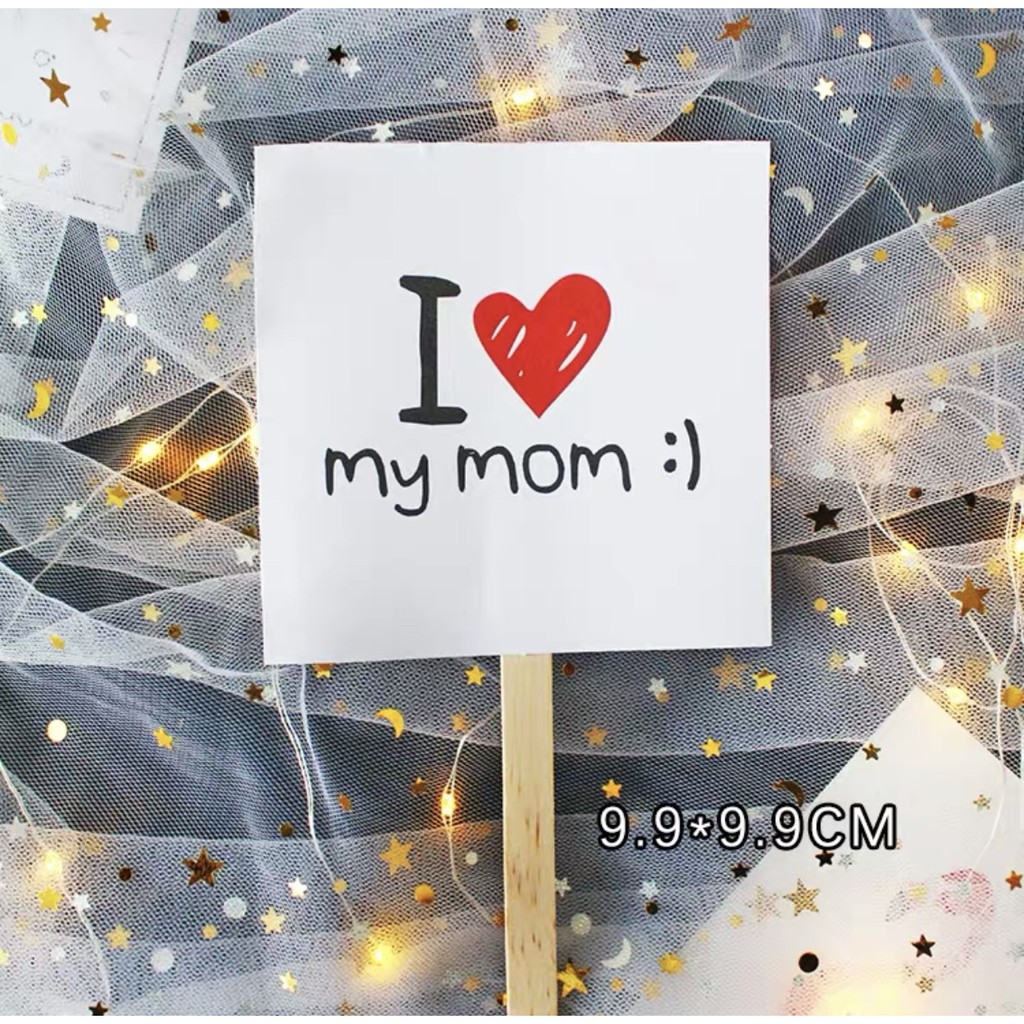 Set 3 que I love my mom