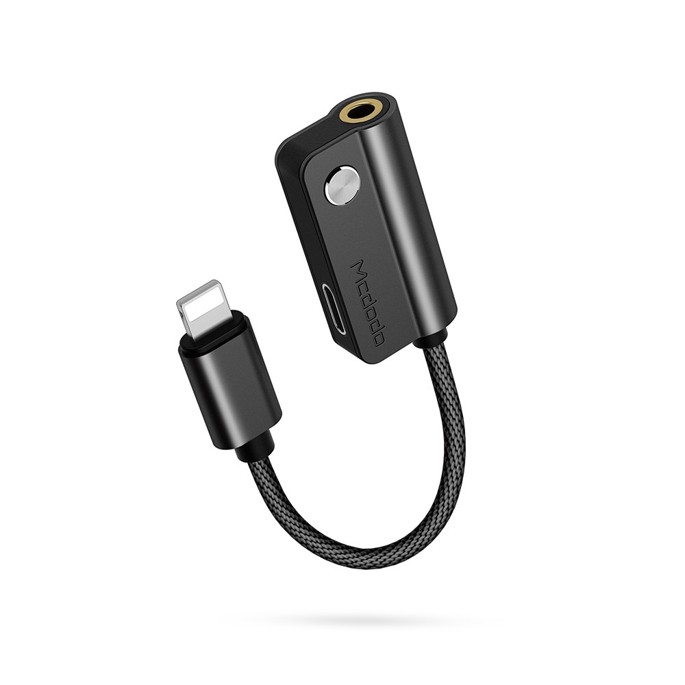 Cáp Chuyển Apple Lightning sang 3.5mm ra 2 đầu cắm - chính hãng Mcdodo