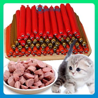 Xúc xích cho thú cưng chó mèo, xúc xích cho chó mèo thơm ngon 3 vị
