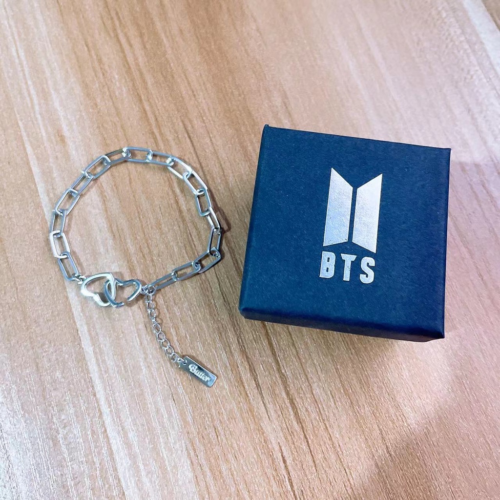 Vòng Đeo Tay Trái Tim Kpop BTS Bangtan Boys Butter Merch