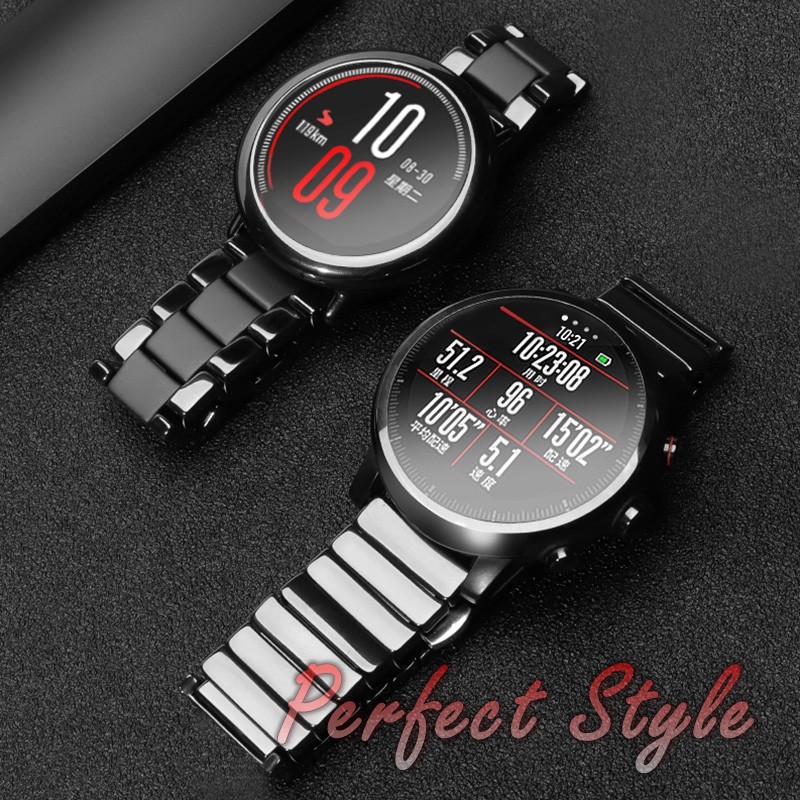 Dây gốm sứ cao cấp dành cho Amazfit Stratos/ Pace....