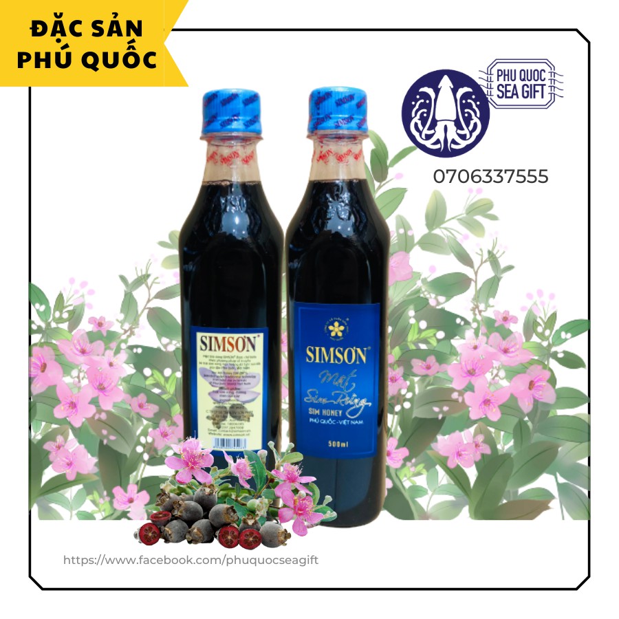Simson mật sim rừng 500ml (Chai nhựa) - Đặc Sản Phú Quốc