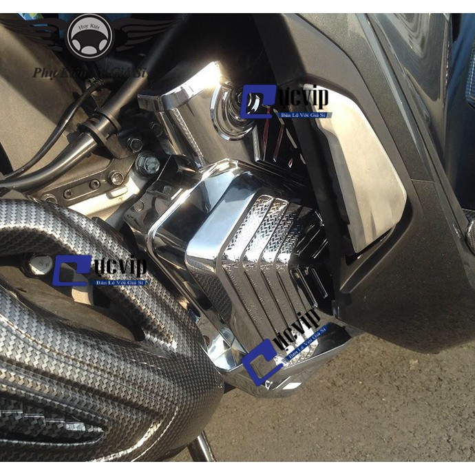 [Giá Siêu Rẻ] Ốp Quạt Gió SH 2020 Xi Mạ Crom 2691