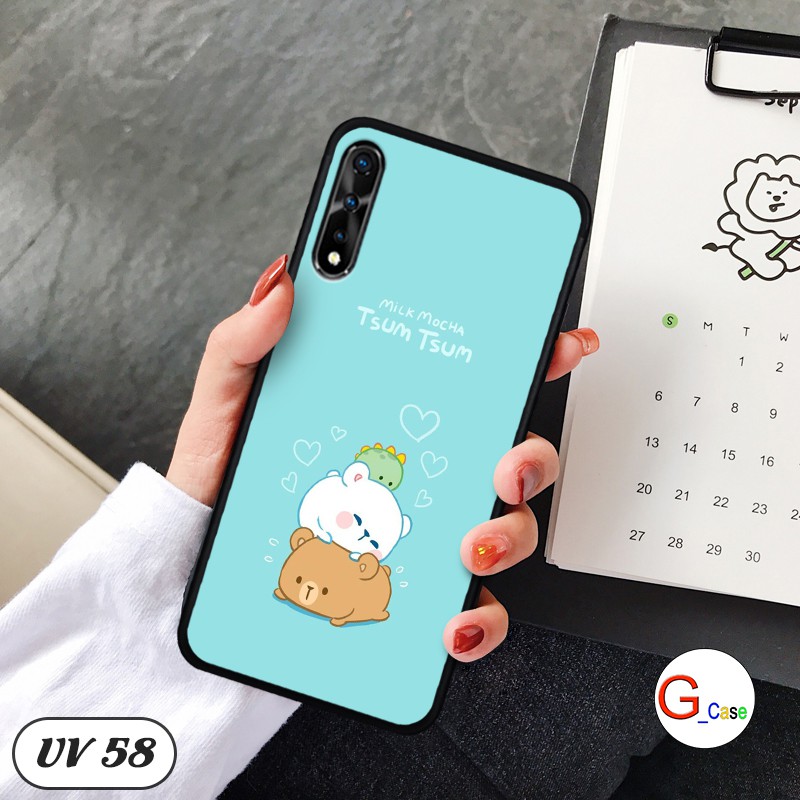 Ốp điện thoại Vivo S1 - lưng nhám viền dẻo