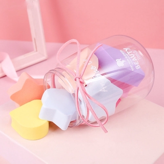 Canned Powder Puff Beauty Products Diamond Puff Hydrophilic Non-latex Five-pointed Star Love Puff