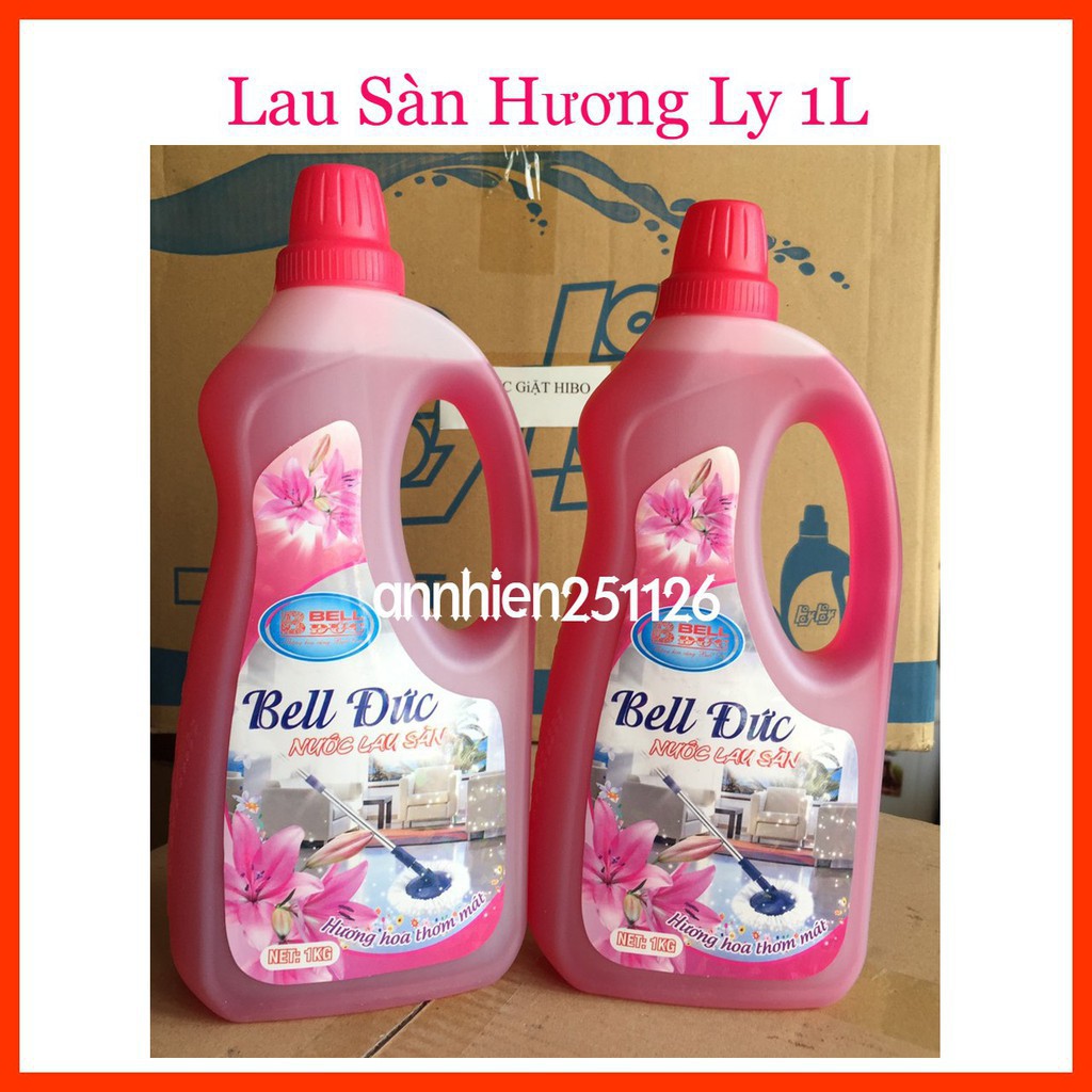 gg3  [CHỐNG MUỖI] Nước Lau Sàn Tinh Dầu Quế, Bưởi, Ly, Nhài Bell Đức 1L 62 95