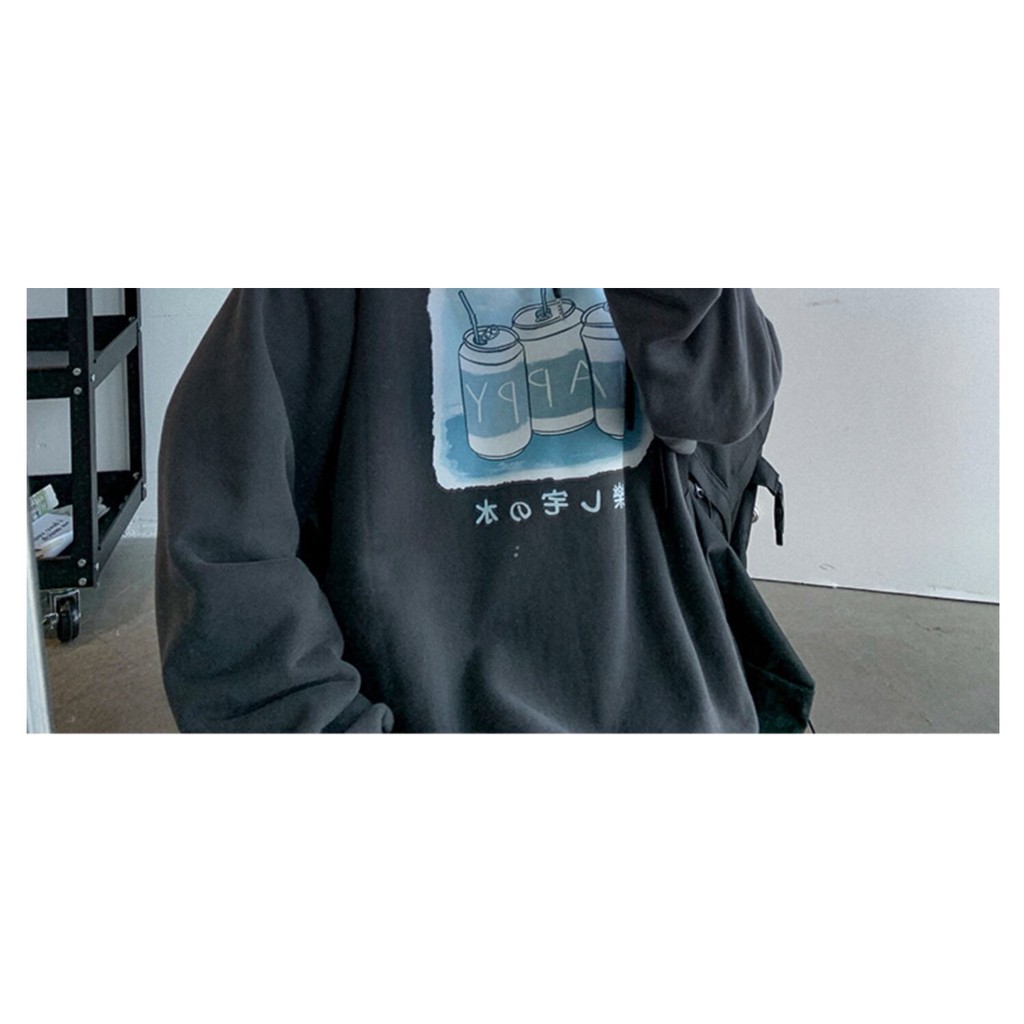 Áo hoodie Unisex ⚡𝐆𝐢́𝐚 𝐇𝐮̉𝐲 𝐃𝐢𝐞̣̂𝐭 ⚡ Áo hoodie HAPPY chất liệu nỉ bông xuất Hàn cao cấp