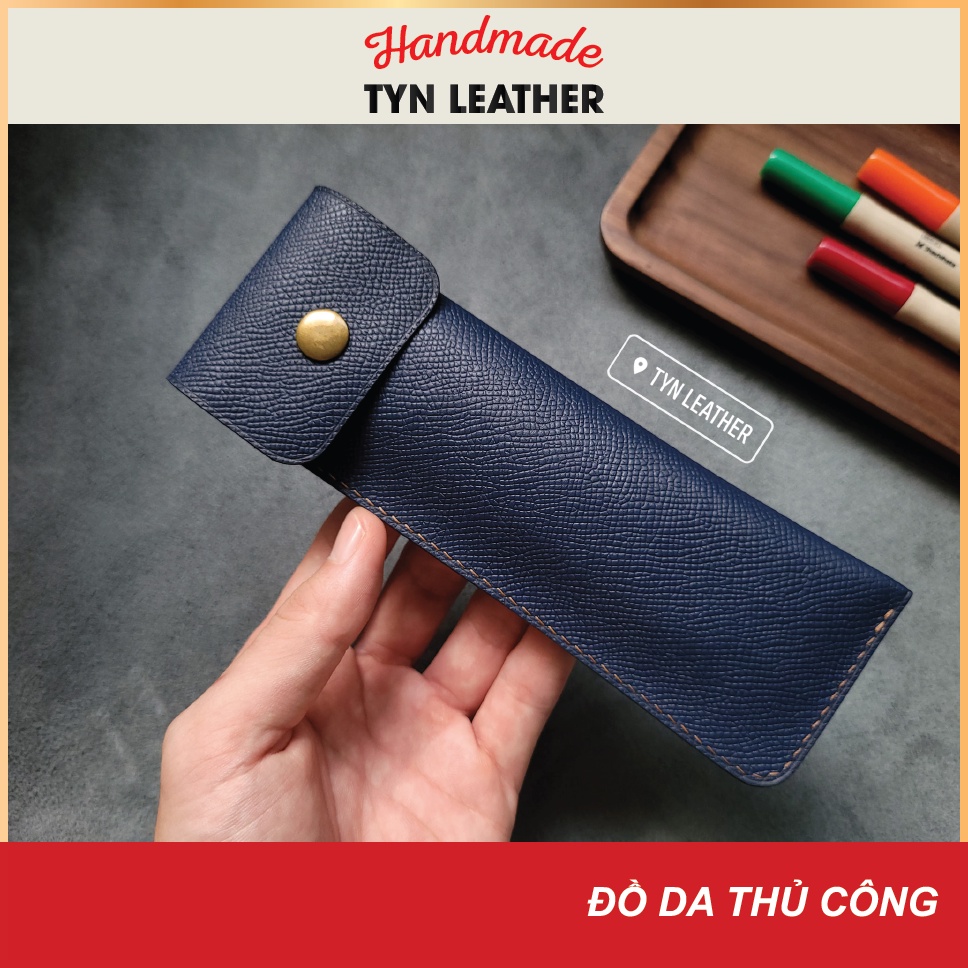 Bao da đựng bút handmade - Đồ da thủ công Tynleather