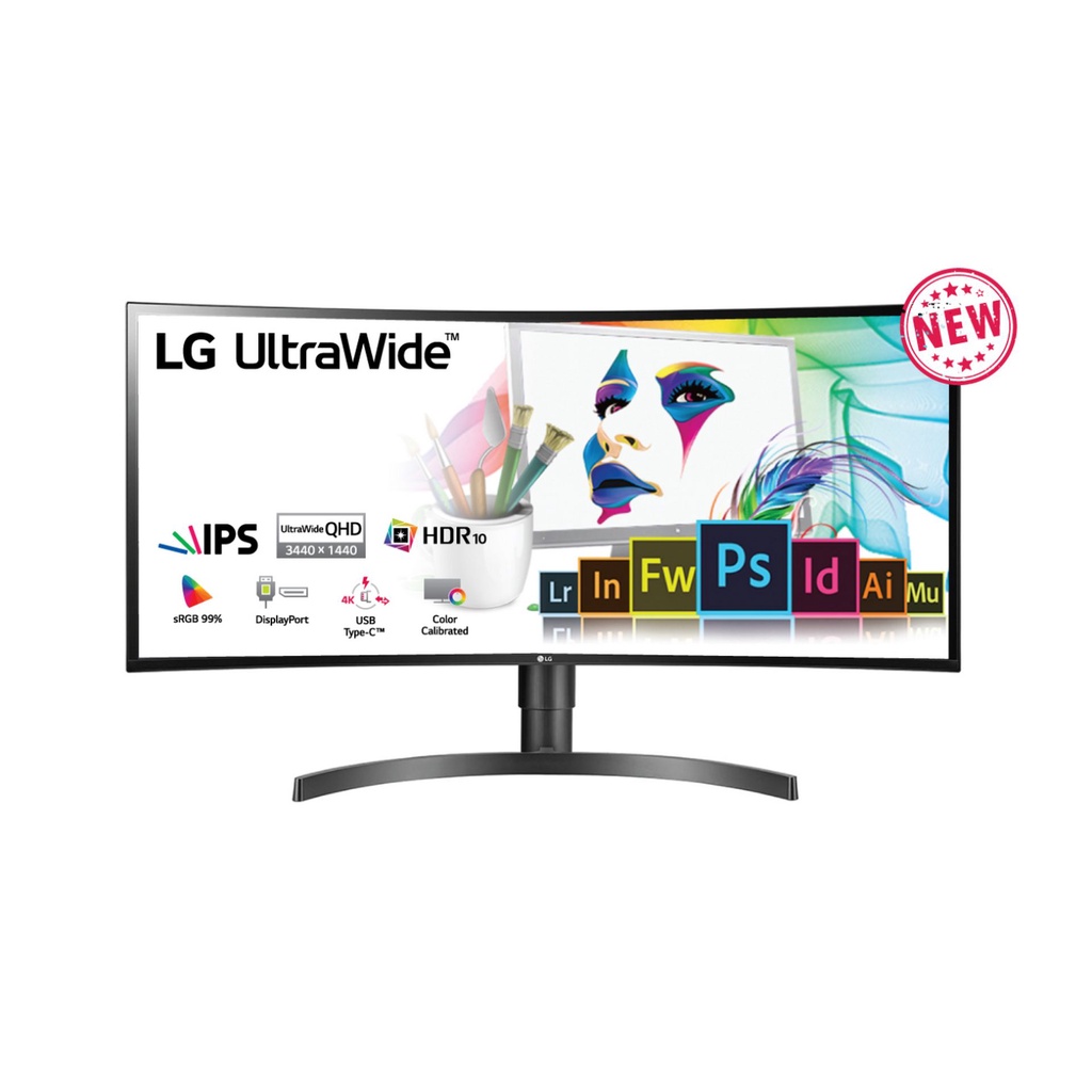 Màn hình máy tính LG UltraWide™ 34'' IPS Cong QHD 60Hz 34WN80C-B - Chính hãng bảo hành 24 tháng