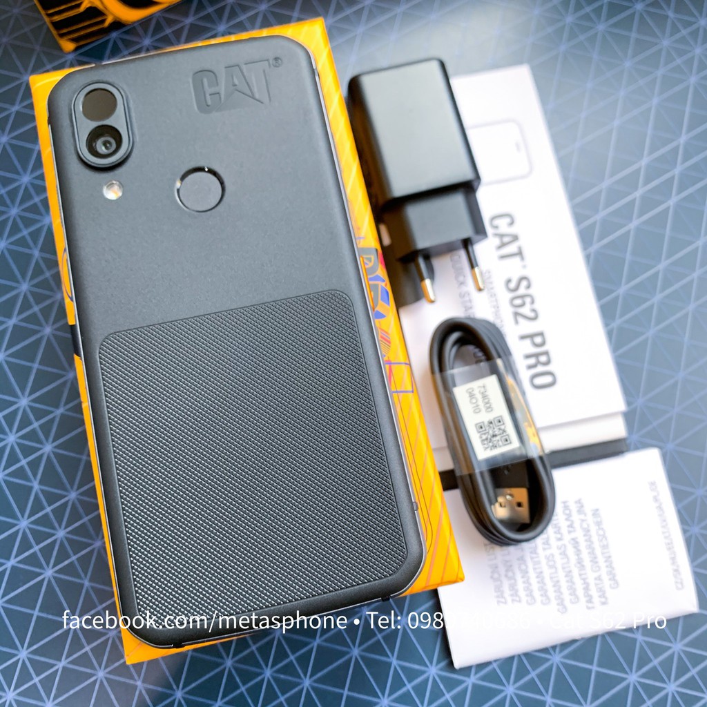 Điện thoại siêu bền Caterpillar CAT S62 Pro, hai sim.