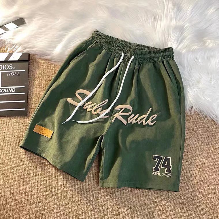 Quần Short Thể Thao Dáng Rộng Phong Cách Hip Hop 2 Màu Size M-3XL Thời Trang Cá Tính Cho Nam