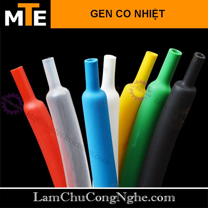 1 mét ống gen co nhiệt cách điện Phi 5