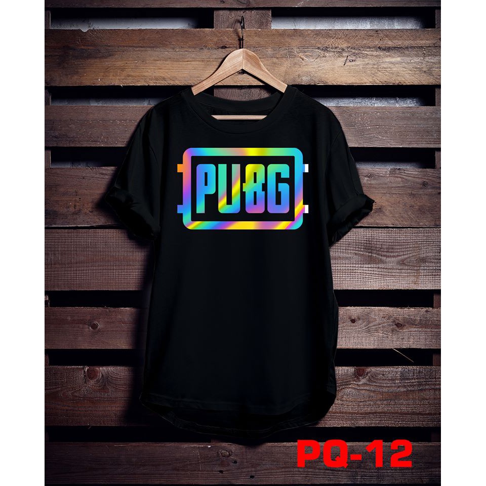 Áo phông phản quang bảy màu PUBG, form rộng tay lỡ chất Cotton freesize cho nam và nữ MODY
