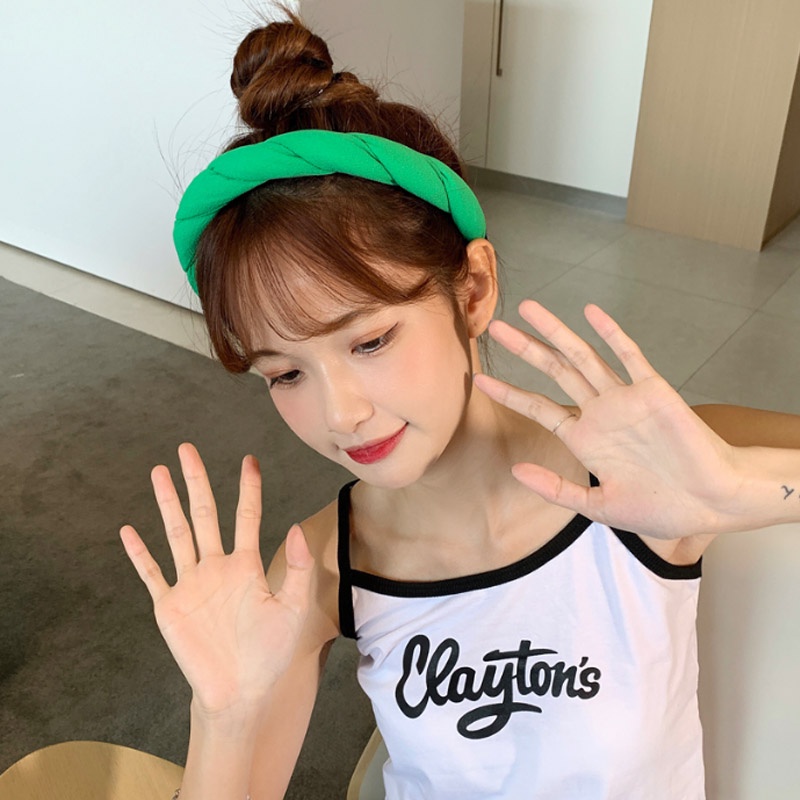 Băng đô rửa mặt phong cách Retro Hàn Quốc 2021