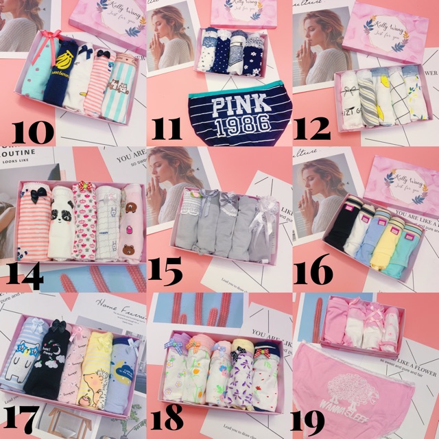 [FREESIZE 55KG]COMBO 5 QUẦN LÓT MẶC VÁY SIÊU THOÁNG KHÍ - QUẦN LÓT TĂM TRE SIÊU THOÁNG - Combo 5 Quần Tâm Tre Cao Cấp | BigBuy360 - bigbuy360.vn