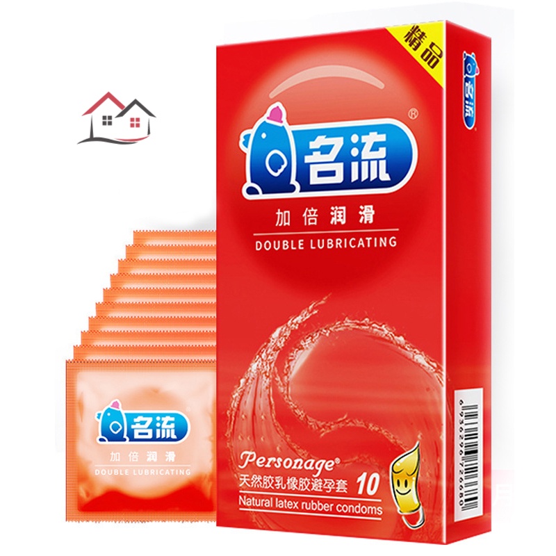 Set 10 bao cao su tự nhiên siêu mỏng mềm dẻo bền chắc cho các cặp đôi