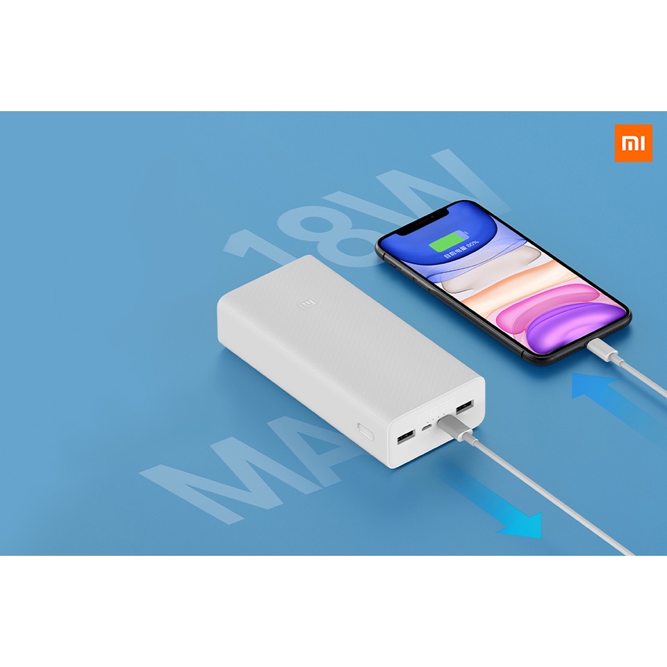 Pin Sạc dự phòng 30.000mAh Xiaomi Gen 3 PB3018ZM