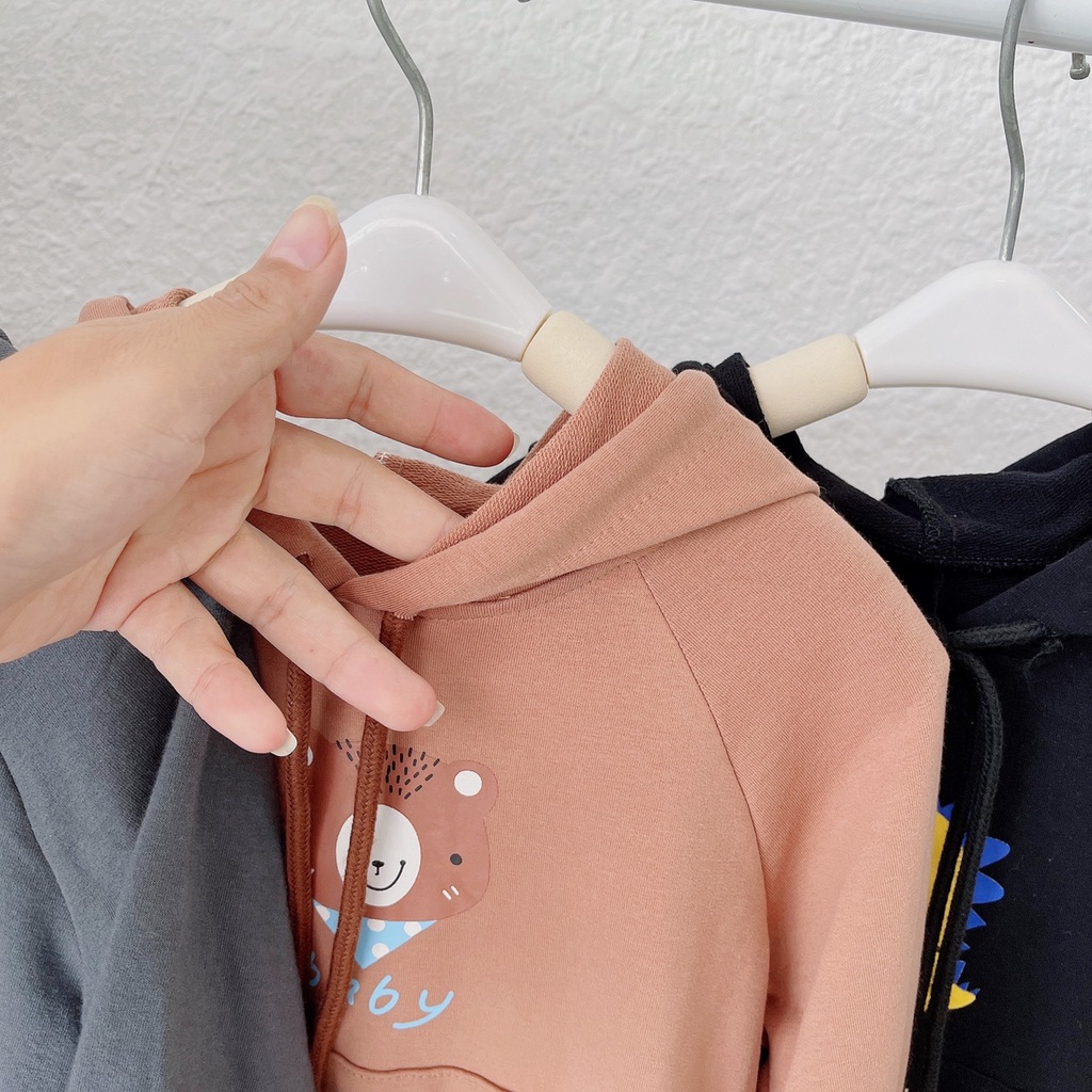 Áo hoodies da cá cho bé trai, bé gái 1-6 tuổi (Mã 045)
